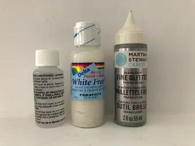 NEW "DELTA" GLASS  ETCHING  PAINT\CONDITIONER/GLITTER, View more