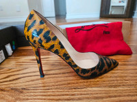 Brand New, Authentic, Stunning Animal Print Louboutin Heels