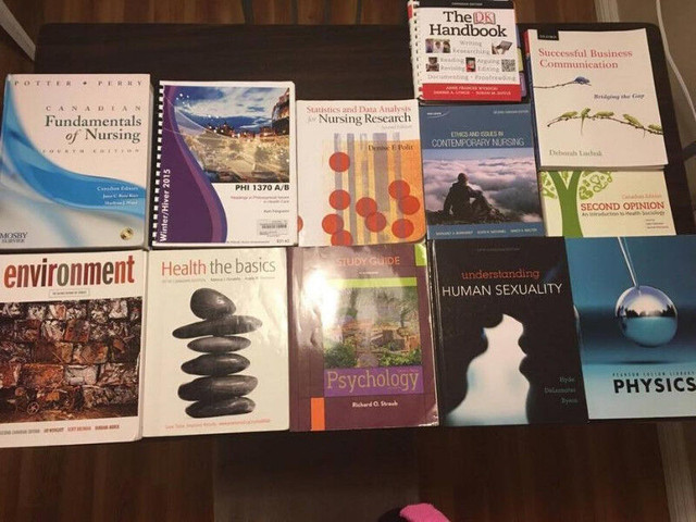 Selling Textbooks from UOttawa/Algonquin Nursing Program dans Manuels  à Ottawa