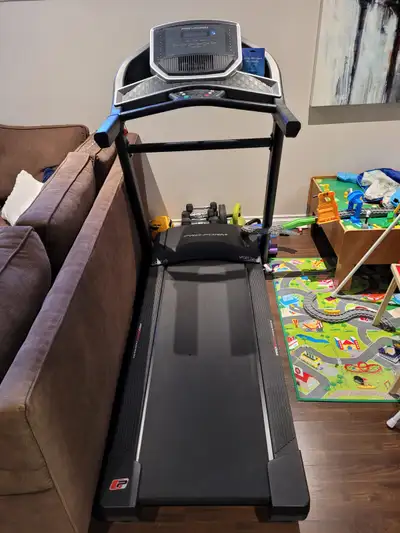 Treadmill in excellent condition. Hardly used. Paid $1800 for it last year. Firm at $900