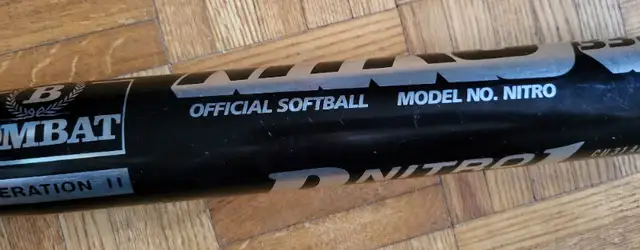 Bombat Nitro Spacecraft Aluminum Metal Official Softball Bat in Baseball & Softball in Oshawa / Durham Region - Image 7
