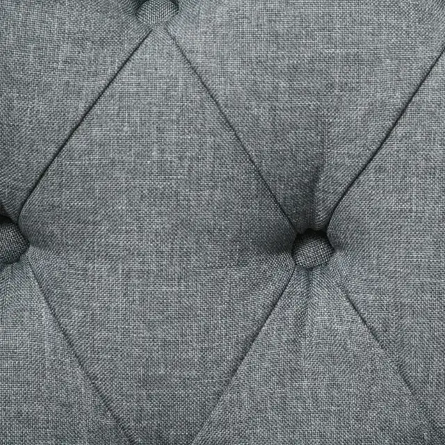 Button Tufted Chaise Lounge Chair Indoor Upholstered Lounge Chai in Chairs & Recliners in Markham / York Region - Image 8