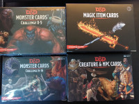 Dungeons and Dragons Cards - Creature+NPC, Magic Items +Monsters