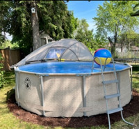 13 foot round Coleman swimming pool