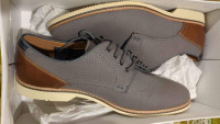 Steve Madden Men's shoes size 8.5 - grey with brown (NEW)