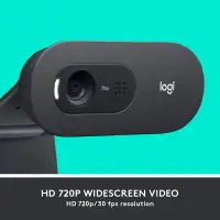 Logitech C505 HD Webcam 720p HD External USB Camera PC or Mac