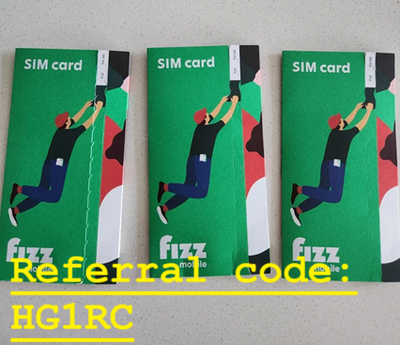 Fizz mobile credit $40,  code: HG1RC, View more