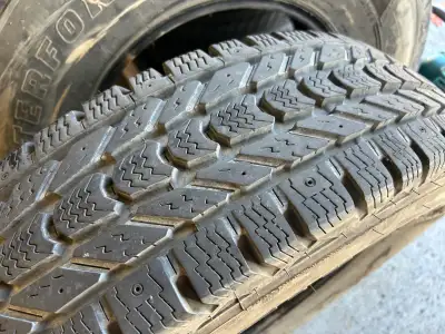 Selling 2 Firestone winter force tires. LT 215/85R16. Dot 2024. Used only one season. 11/32 Pick up...