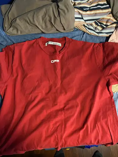 Offwhite airport tape T-shirt size XL/XXL, View more