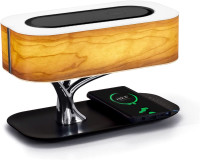 Tree of Light Table lamp, phone charger, bluetooth speaker