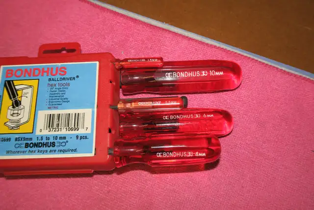 BONDHUS Metric 9 piece Hex Balldriver Tool Set in Hand Tools in Guelph - Image 6
