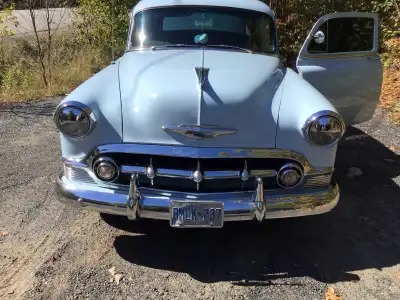 1953 chev 210 - 2 door post. Standard Collum shift . 6 cylinder,very good condition.All new chrome,w...