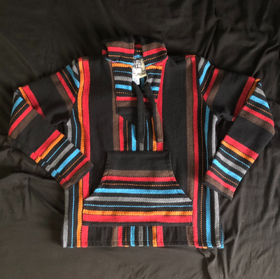 THE ORIGINAL SENOR LOPEZ (Size S) Stripes Baja Hoodie, View more
