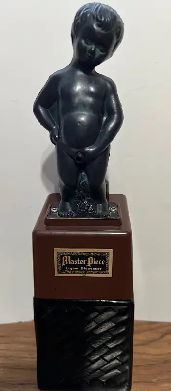 VINTAGE BONNY BOY WHISKEY DISPENSER/DECANTER BY MASTERPIECE - 1970s - NICE BAR DECORATION AND IN WOR...