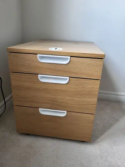 IKEA Galant 3-Drawer Office Printer Stand / Filing Cabinet, View more