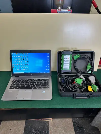 Complete heavy truck diagnostic laptop scanner Package includes 1-refurbished Hp laptop with charger...