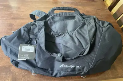 This is a brand new Eddie Bauer women's Zen tote bag in black, perfect for the gym or everyday use....