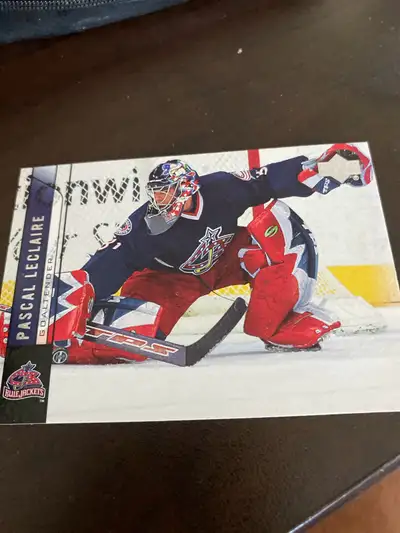 Pascal Leclaire hockey card, View more