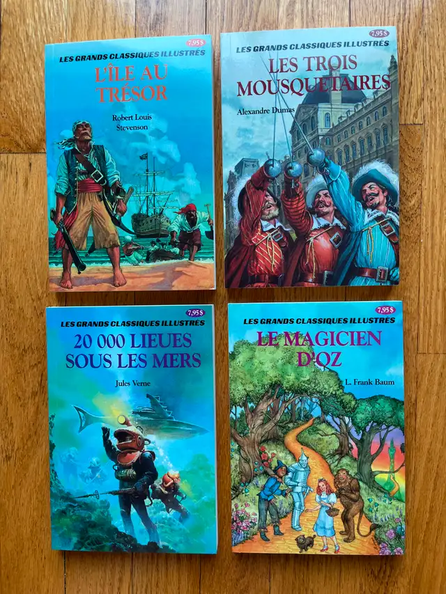 VINTAGE 4-BOOK SET * ILLUSTRATED CLASSICS *63694126935041122