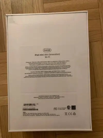  NEUF & SCELLÉ Apple iPad mini 6 (Mauve) - Cadeau de Noël Parf, View more