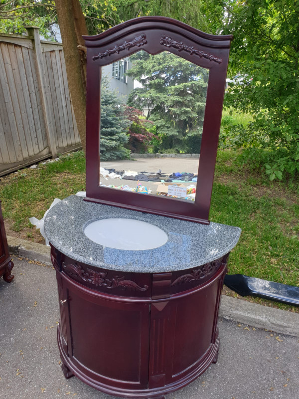 NEW Vanity+ mirror, granite top set 40inc in Bathwares in City of Toronto - Image 4
