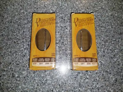 Bundle of two 60W “Vintage” style Tungsten Incandescent bulbs, View more