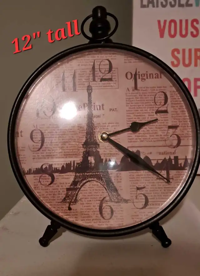 PARIS DECOR~Duvet cover/clock/frame/pictures/jewelry holder+more in Home Décor & Accents in Barrie - Image 4