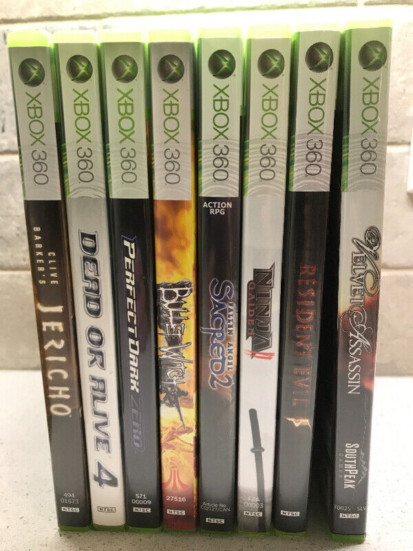 Xbox 360 games in cases with manuals Assorted prices XBOX 360