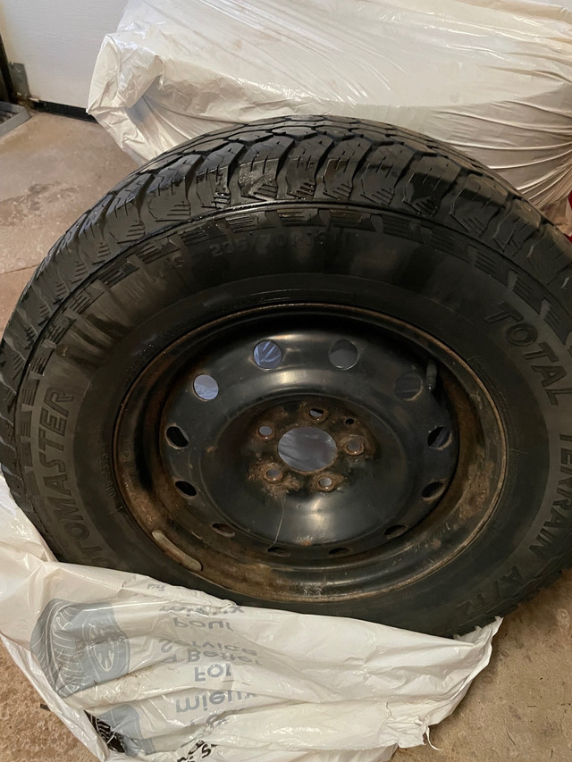 Four Winter tires on rims 235/70/16 in Tires & Rims in Charlottetown