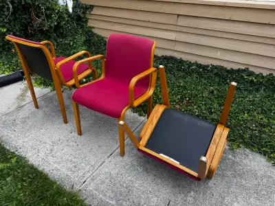 Mcm knoll bentwood arm chairs $225 each, View more