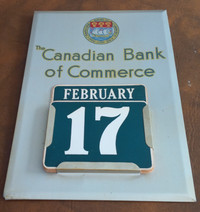 The Canadian Bank of Commerce, Wall Hanging Calendar