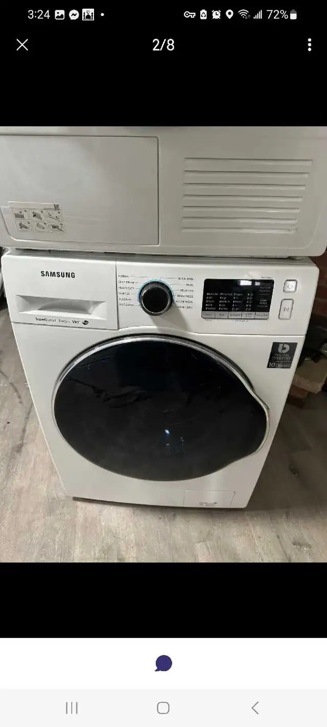 Samsung 24 w front load washer washing machine  in Washers & Dryers in City of Toronto - Image 2