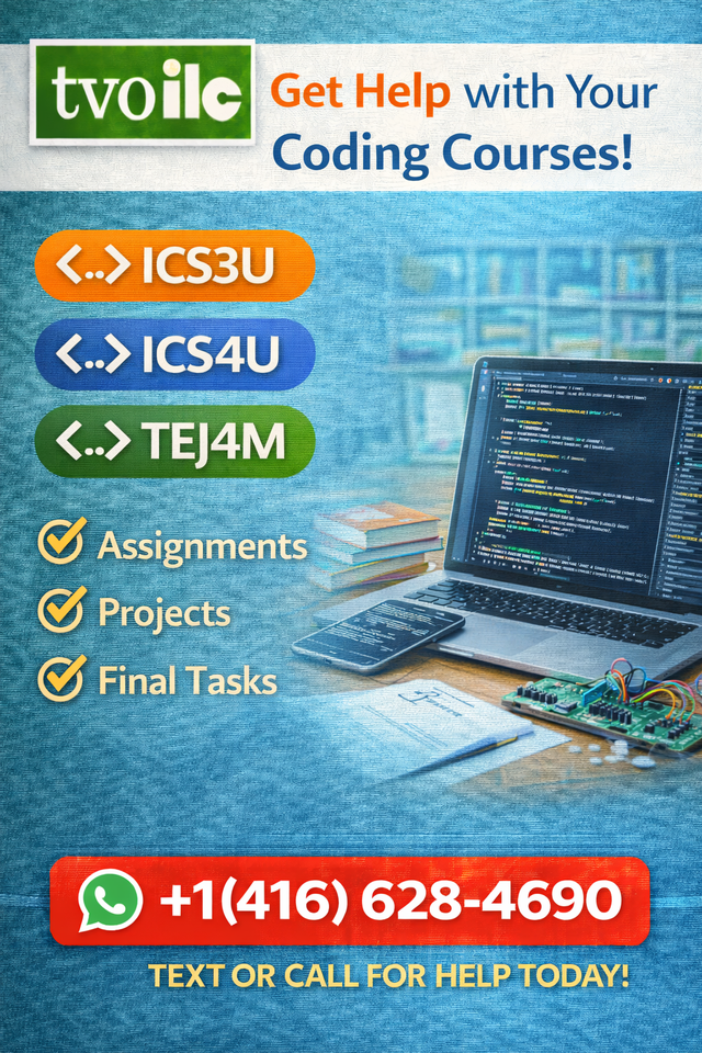 TVO ILC Essay Help | ENG4U MHF4U SCH4U Coursework64860972856963120