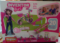 ENGINO Inventor Girl 20 model kit, new in box, sealed.  IG20