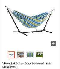 Double Hammock with stand