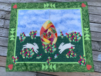 Thistle Quilt Guild Challenge Easter quilt