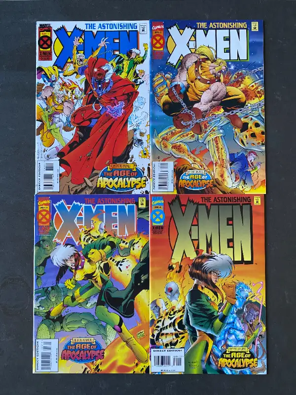 The Astonishing X-Men # 1-4 (*COMPLETE* 1995 Marvel Comics L.S.)
