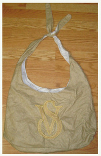 Like New Victoria Secret Beige/Gold Slouch Bag Purse - $5