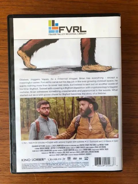 RARE - BIGFOOT 15 Things You Didn't Know - DVD Mint Disk X-Lib63234526022913121
