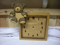 Teddy Bear Wall Clock Frame Only