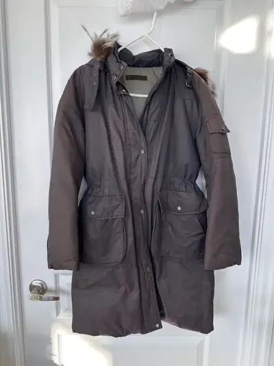 Grey winter Parka , View more