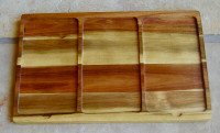 Unique Lovely Solid Wood Cheese/Hors d'oeuvre Tray