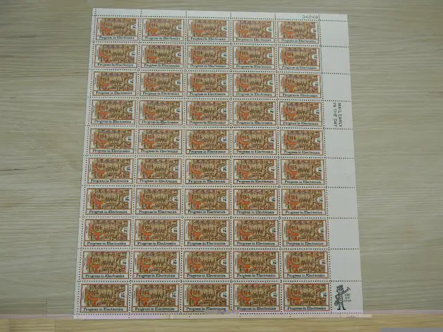 US Stamps - Progress in Electronics - full sheets65126295568642122