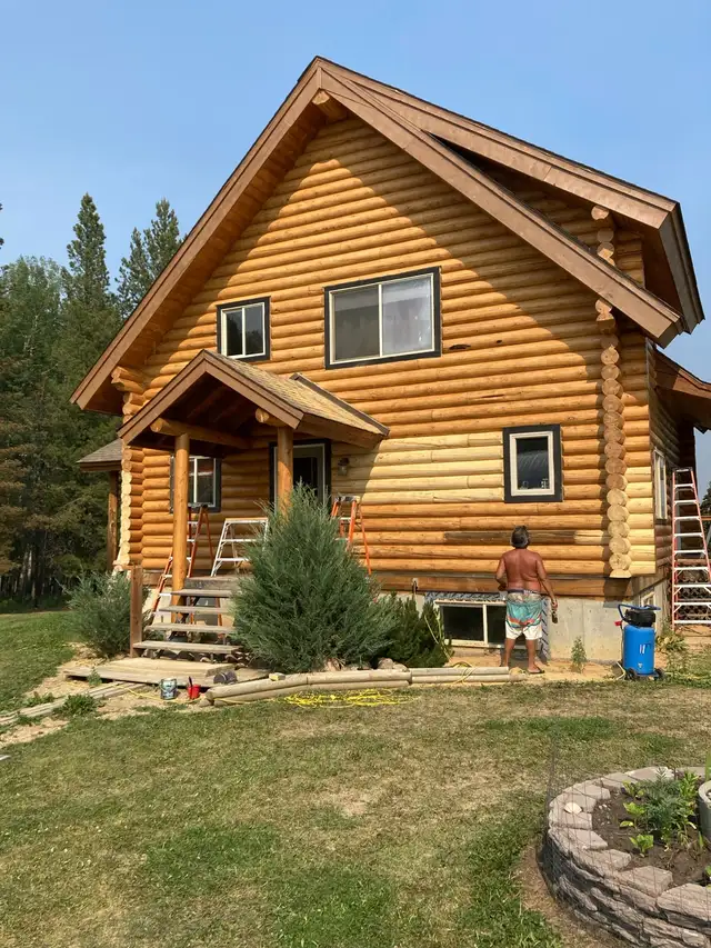 log home staining and chinking62863238490243124