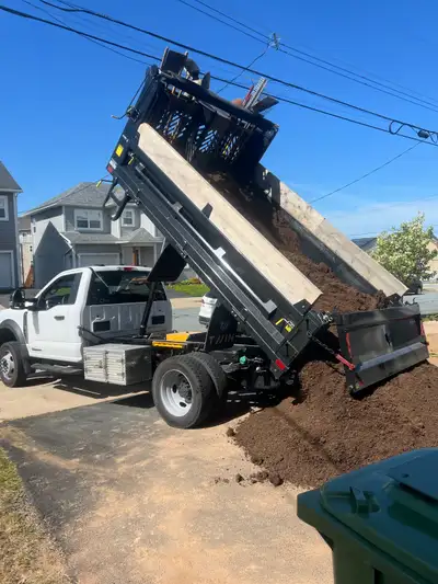 Excavator / dump truck/ skid steer for hire text 9024415082