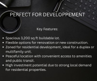 Development Opportunity: Duplex/Multifamily Lot