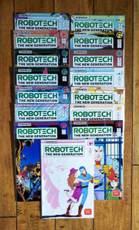 ROBOTECH : THE NEW GENERATION (15 ISSUE LOT) #1-19 – COMICO/1985