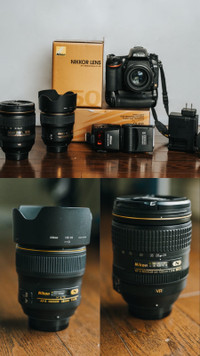 Nikon d750 camera n lens 