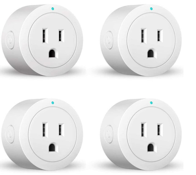 Smart Socket WiFi 4 Pack White YX-WS01 Smart Plug Alexa Google in Other in City of Toronto
