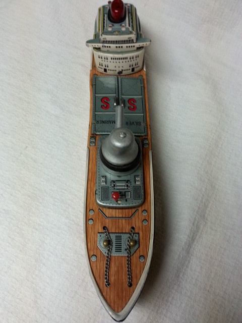 TIN LITHO BANDAI SS SILVER MARINER CARGO SHIP in Arts & Collectibles in Bedford